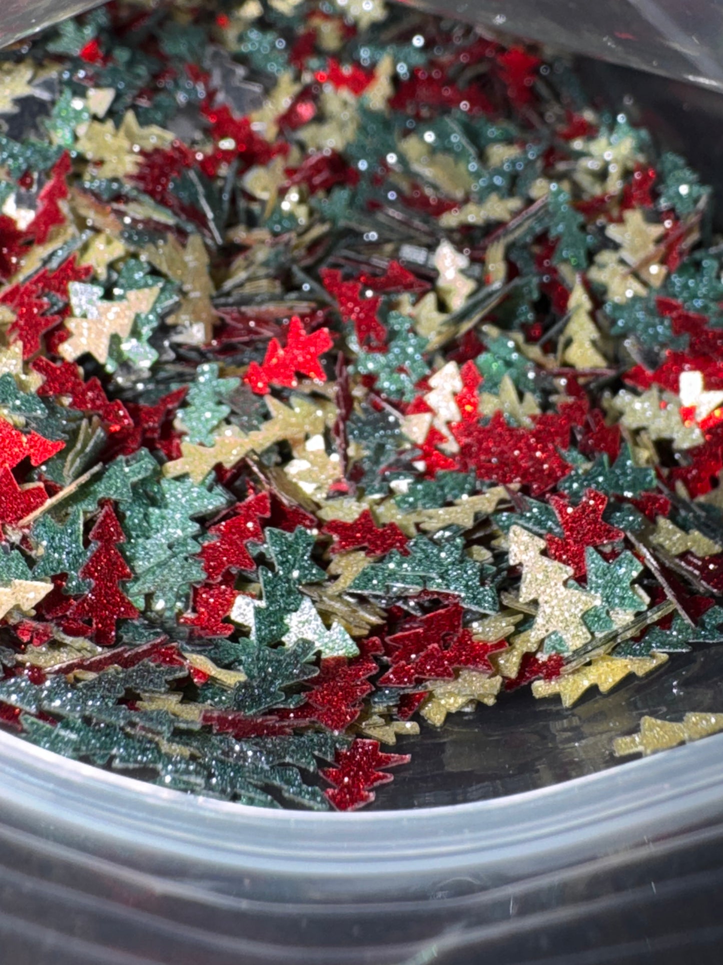 Christmas Tree - Shaped Glitter