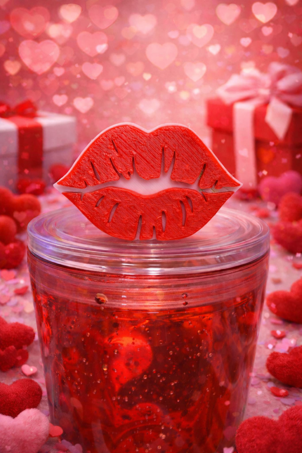 Lips Straw Topper