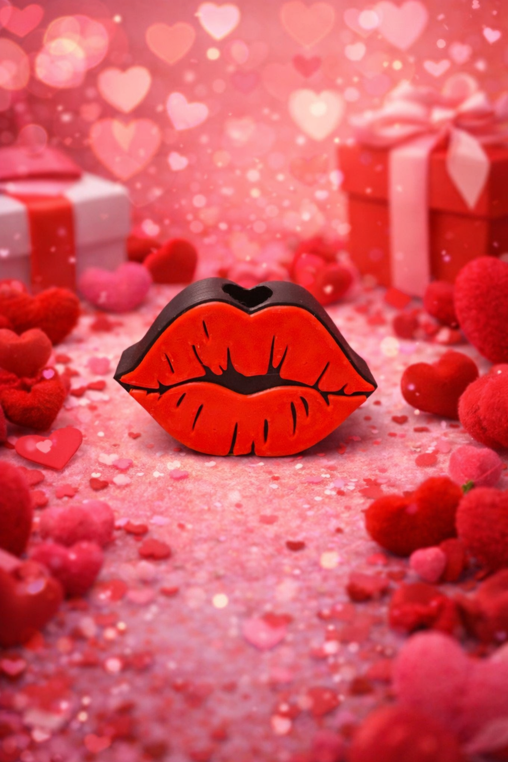Lips Straw Topper
