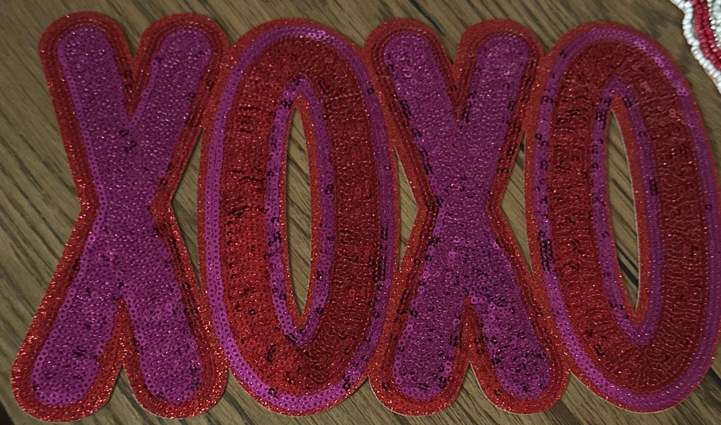 XOXO Red & Pink Patch