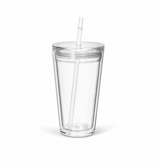 16oz Tapered Snowglobe tumbler acrylic
