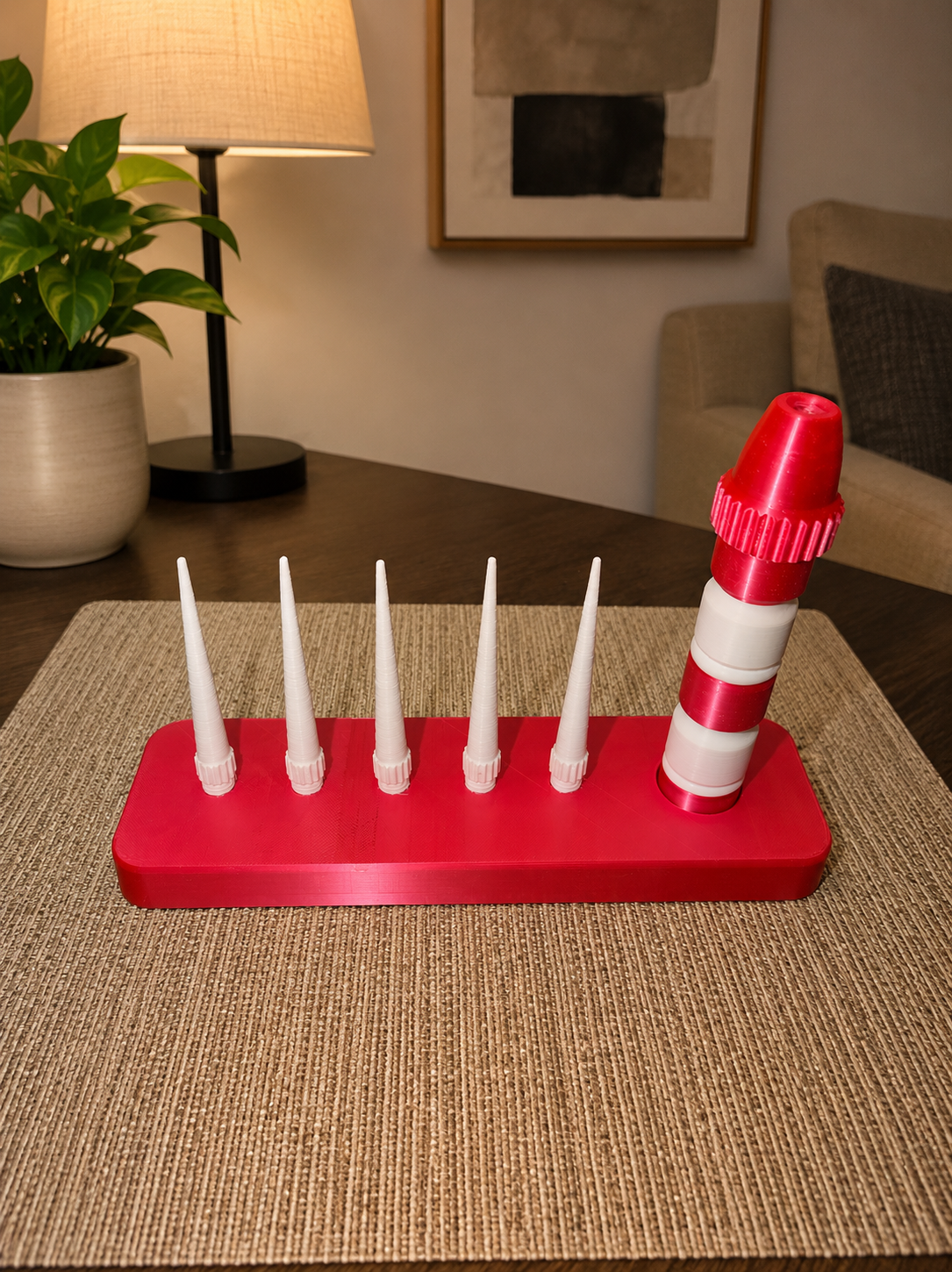 MC DIY Bead Drying Tray With Handle and Cones