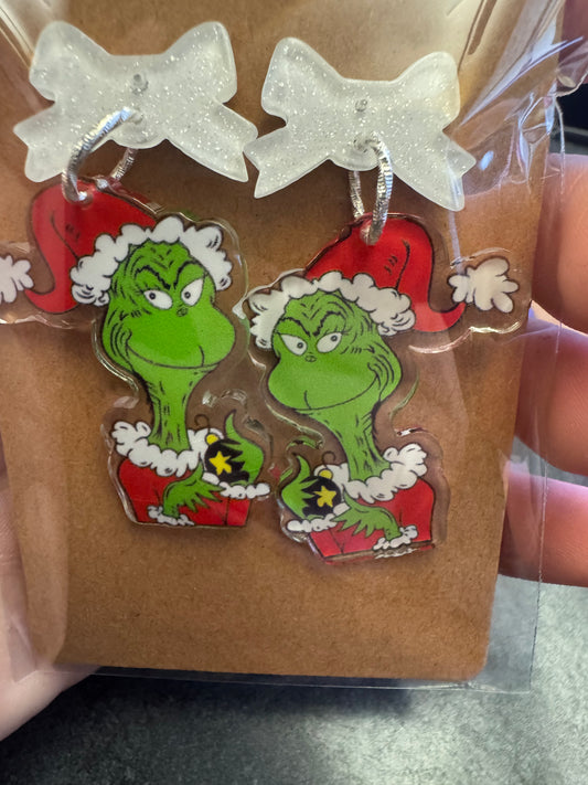 Grinchy Earrings