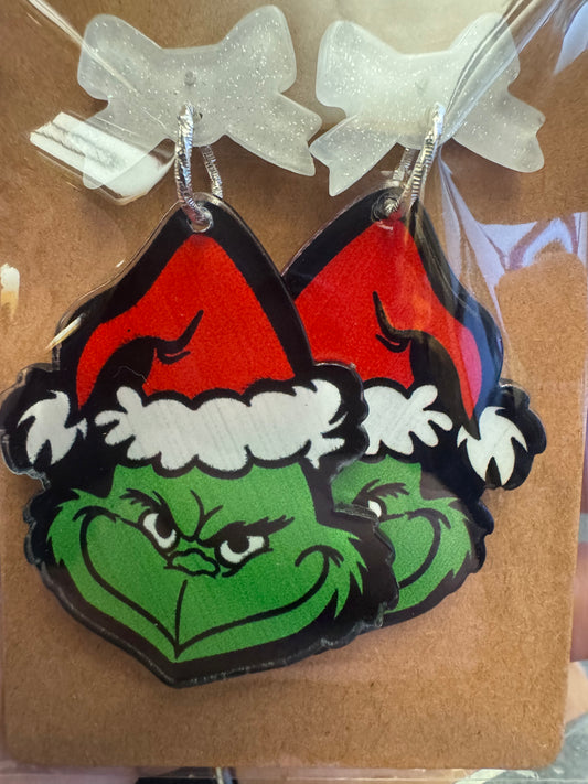Grinchy Earrings