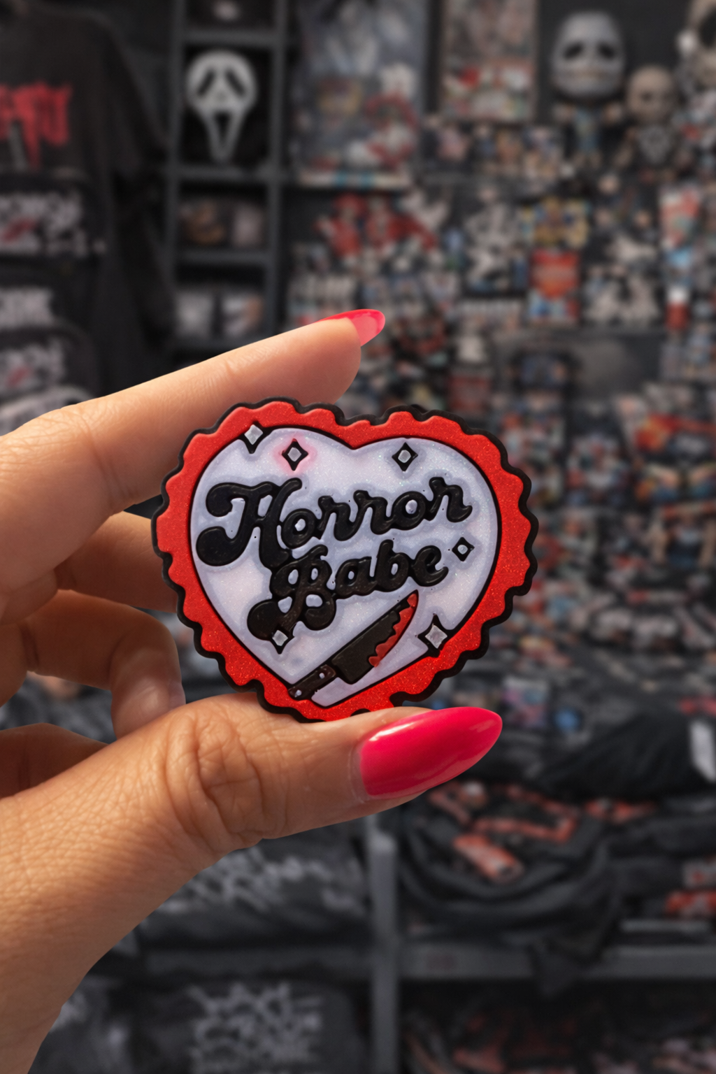 Horror Babe Straw topper