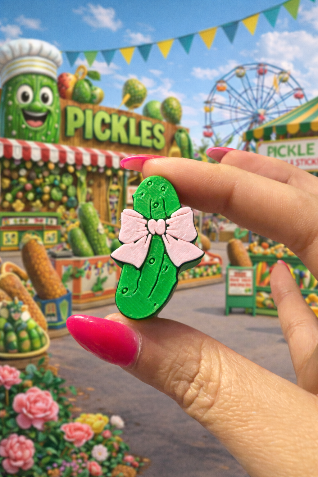 Pickle Straw Topper
