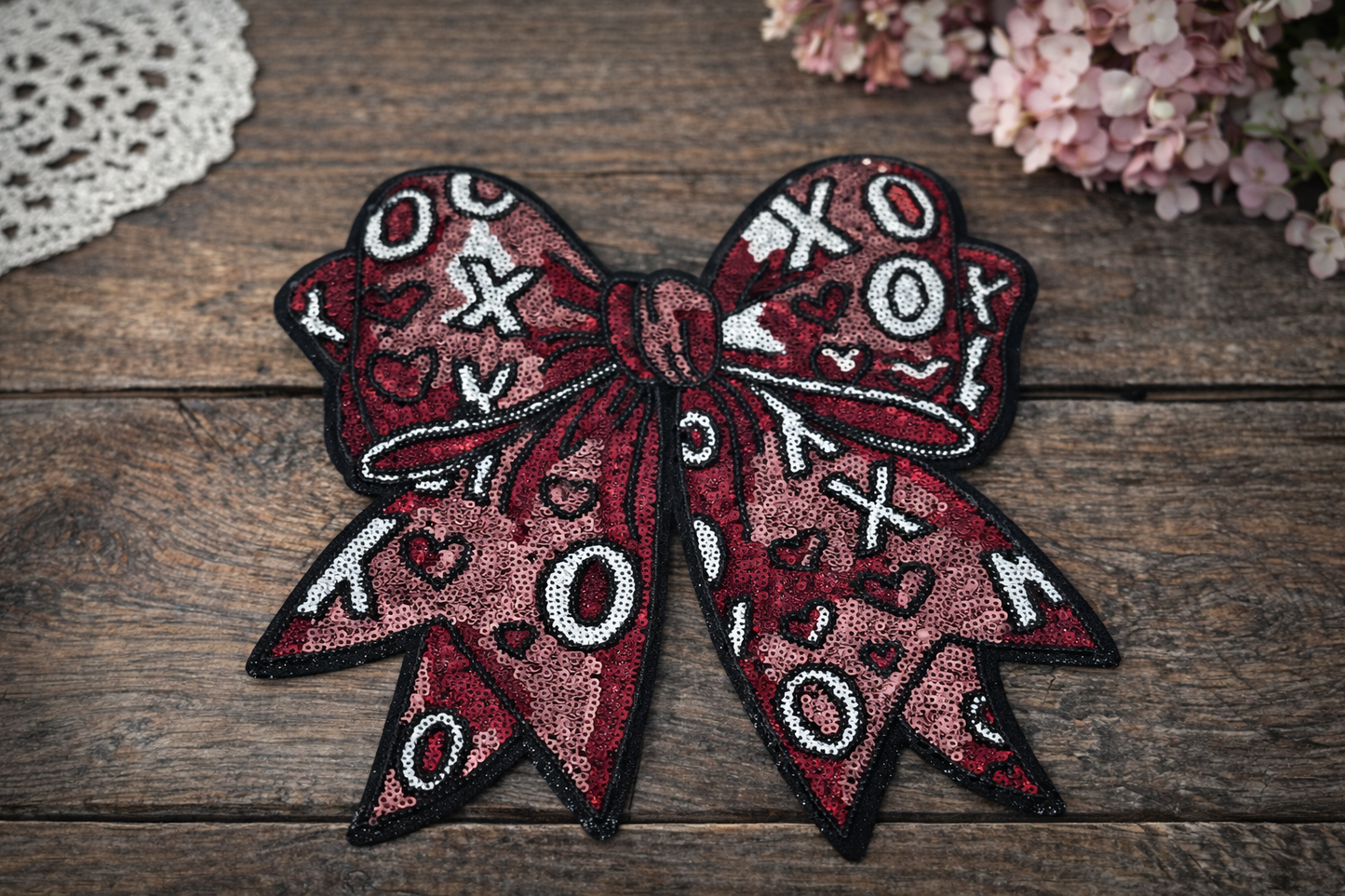 Valentines Bow Patch