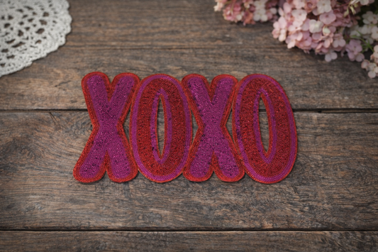 XOXO Red & Pink Patch