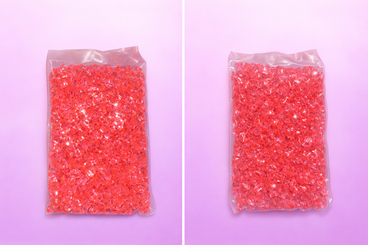 Hot Pink Faux Ice