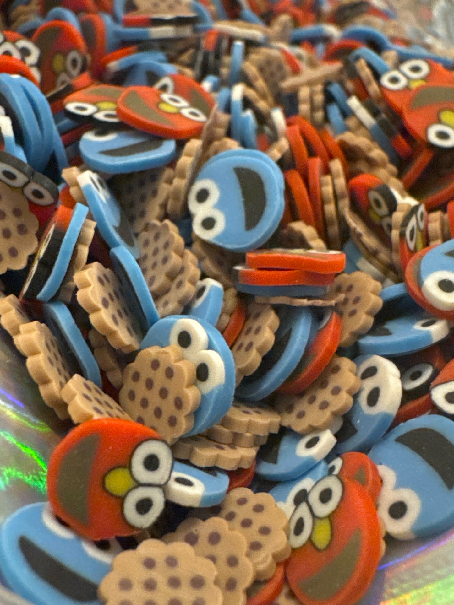 Cookie Monster Mix - polymer clay
